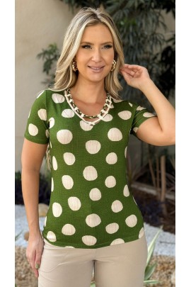 034304  Blusa Ramany Estampada